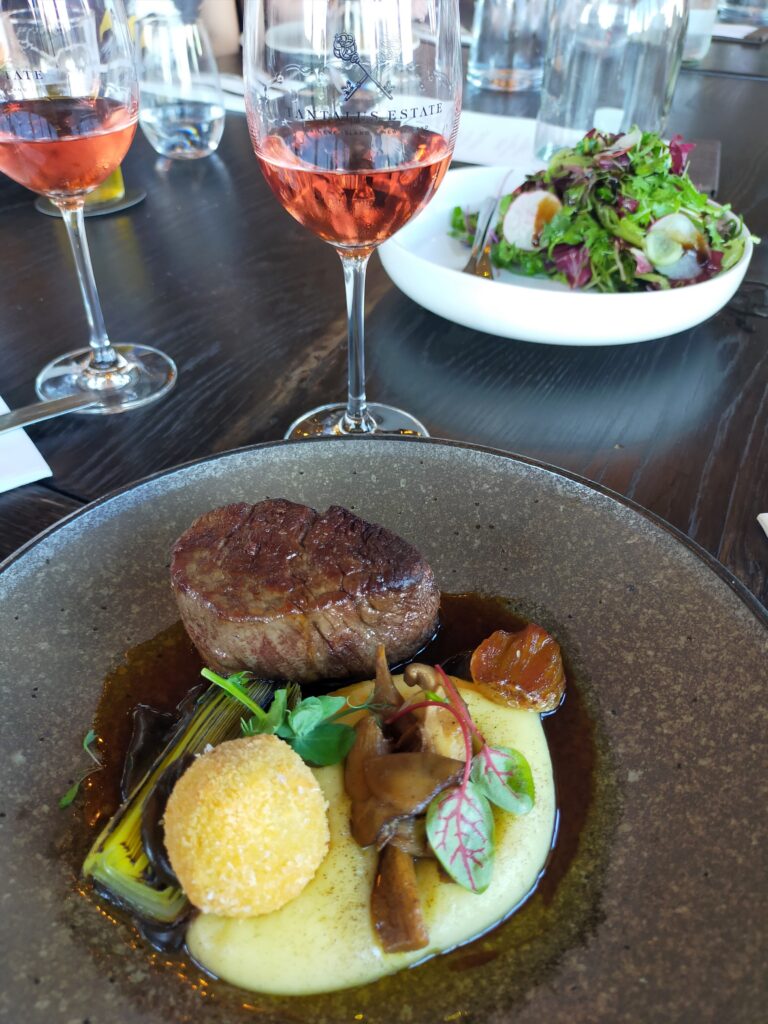 Things to do on Waiheke Island: Eye Fillet Main at Tantalus Estate