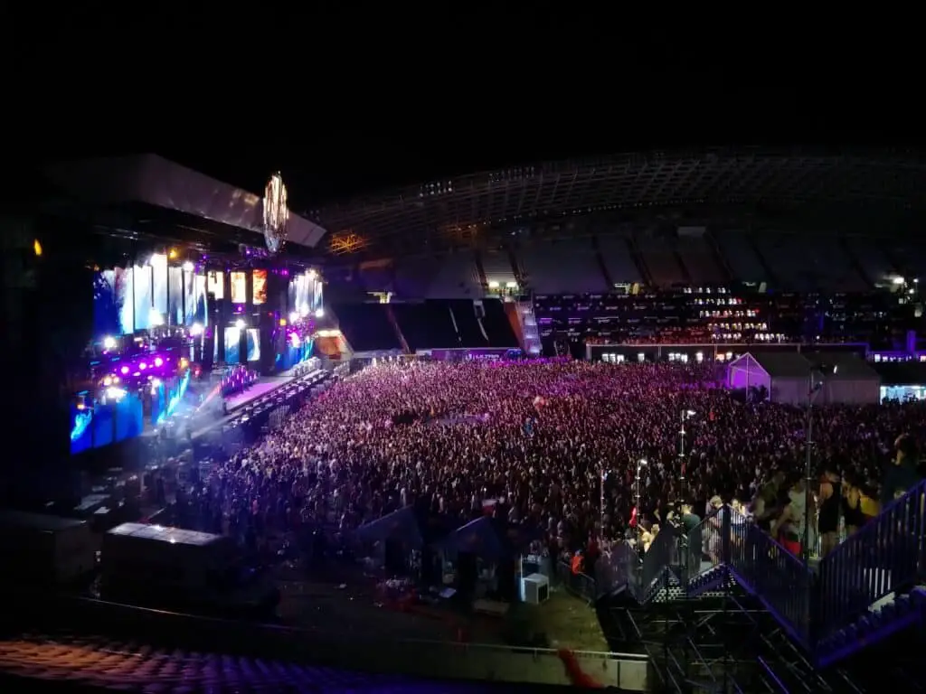 Ultra Music Festival Croatia, picture of the stadium at main stage