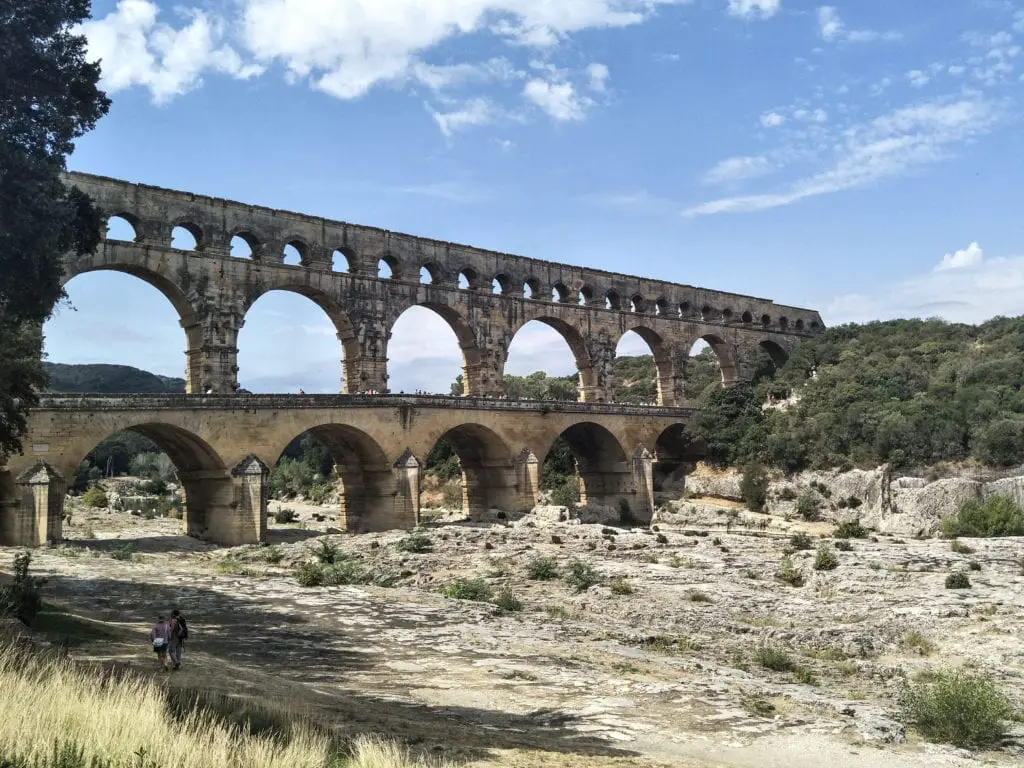 Pont du Gard, France. Planning your first solo travel experience