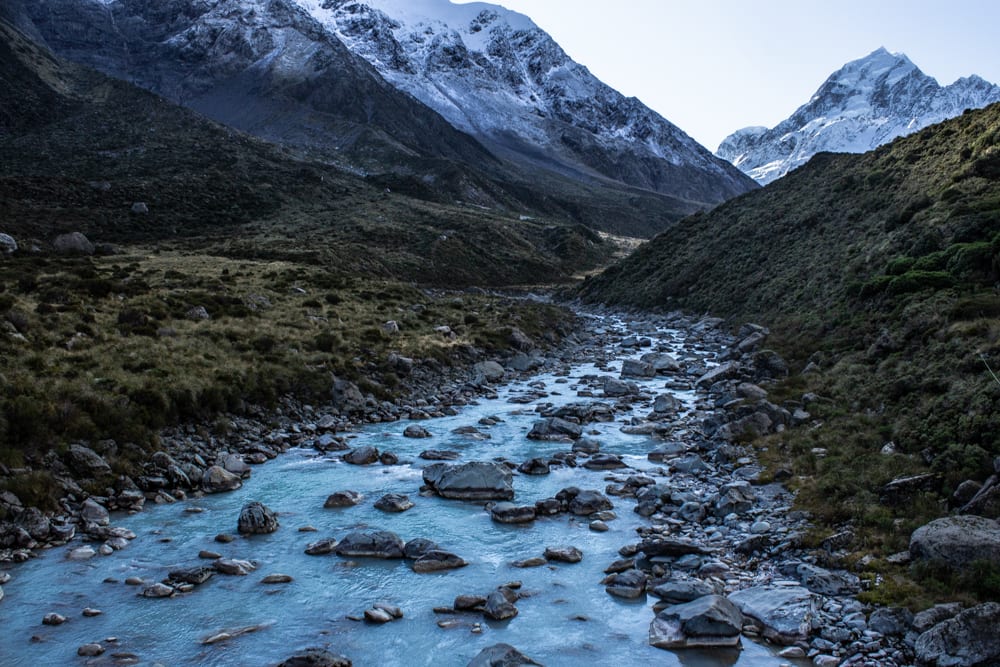 Hooker Valley River, New Zealand