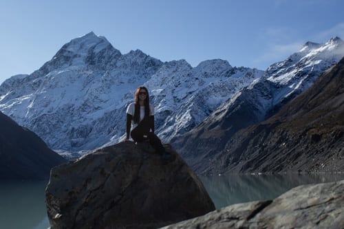 Mt Cook from Hooker Lake