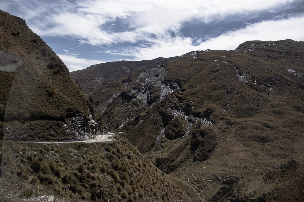 View inside Skippers Canyon, Queenstown