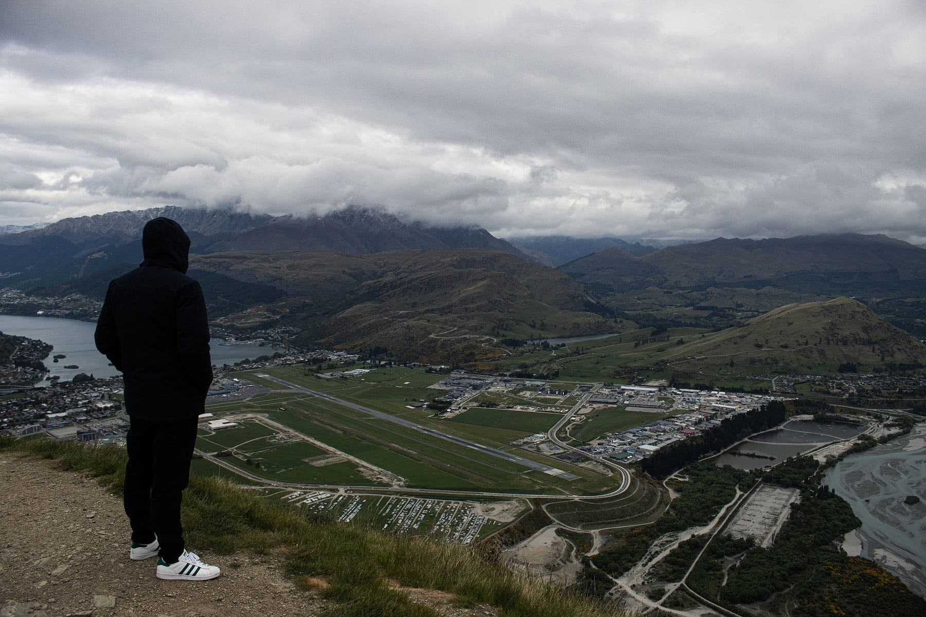 View of Queenstown from The Remarkables
