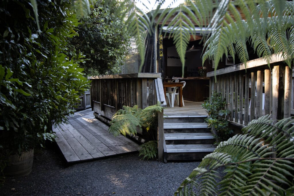 Coromandel Accommodation. Photo of the kitchen at Hush Boutique Accommodation