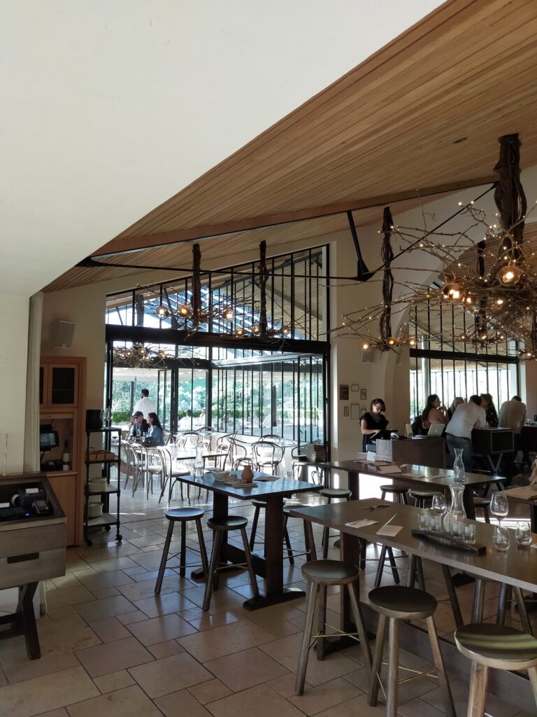 Dining hall at Tantalus Estate Waiheke Island