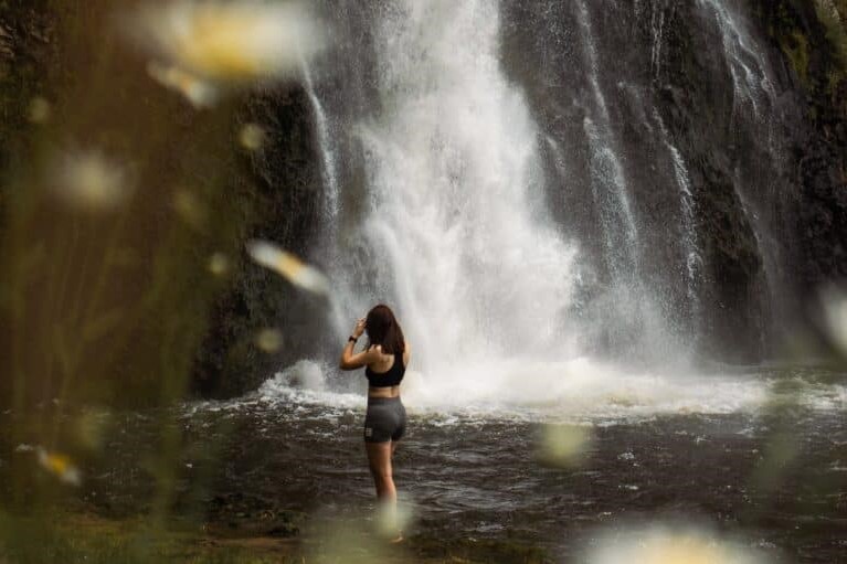 Hunua waterfall in South Auckland