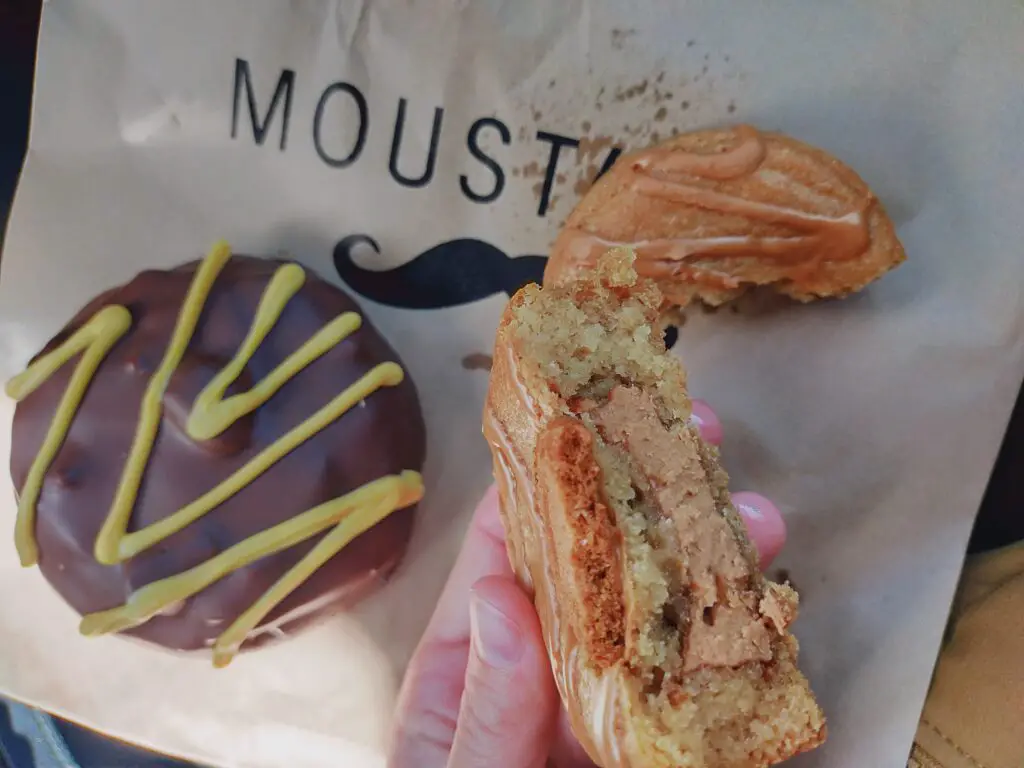 Fun things to do in Auckland: The middle of a gooey cookie pie from Moustache