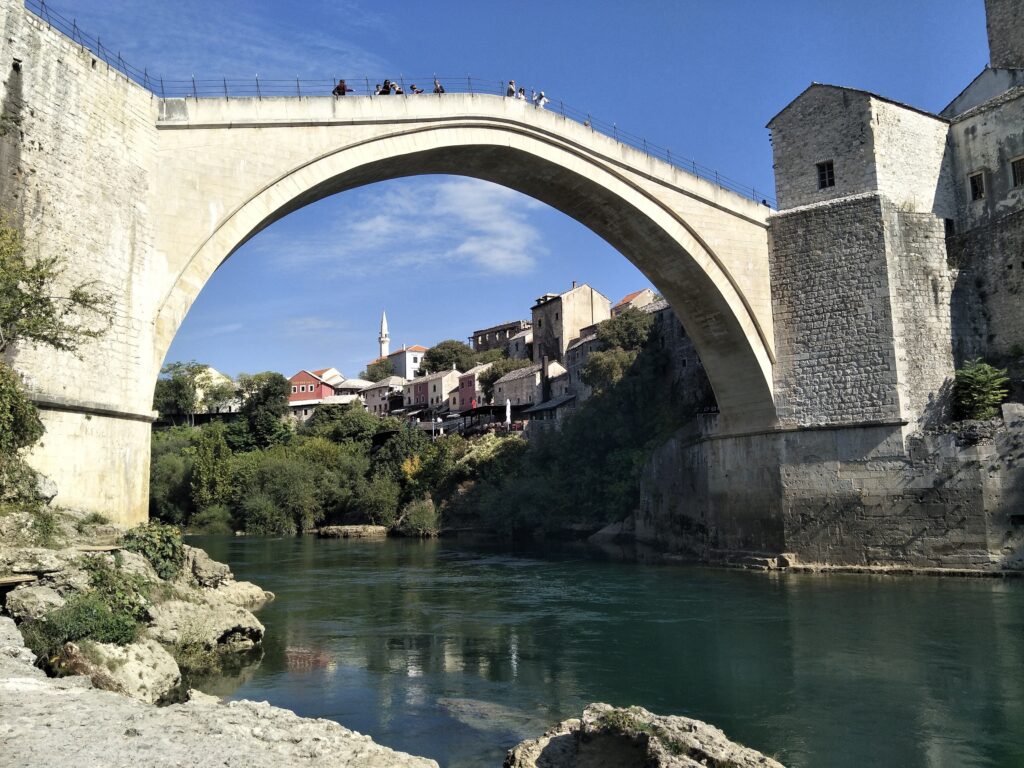 Stari Most bridge is one of the most well known landmarks in Mostar.