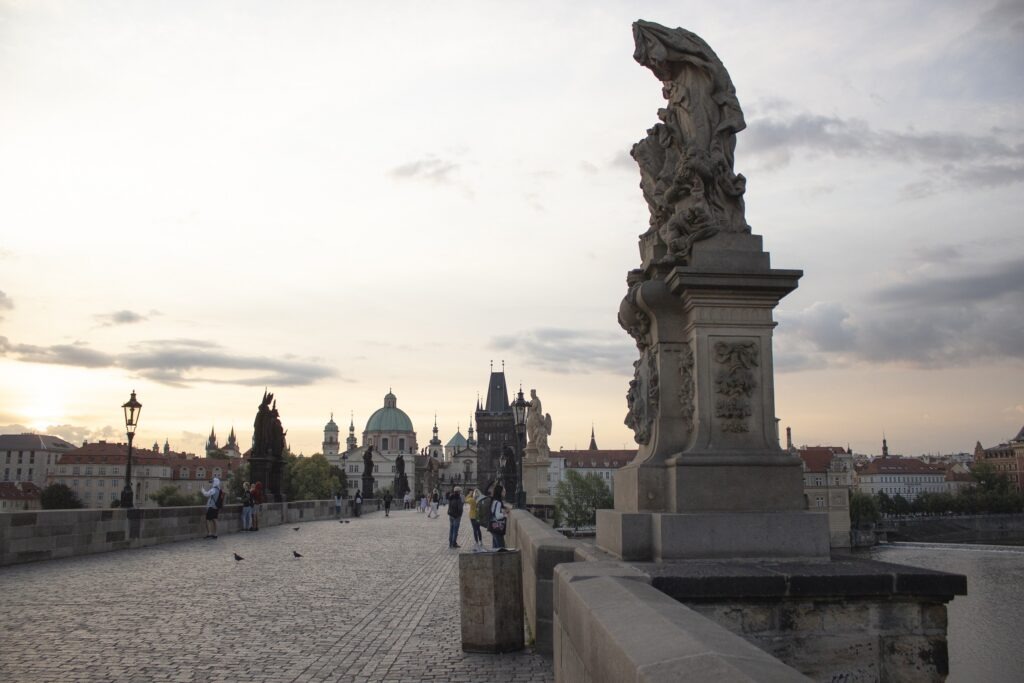 One of the best things to do in Prague is visit the Charles Bridge