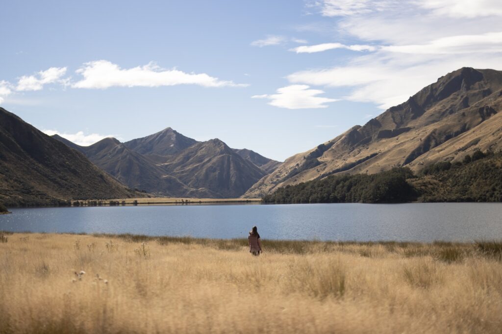 Hiking Lake Moke as one of the best free things to do in Queenstown