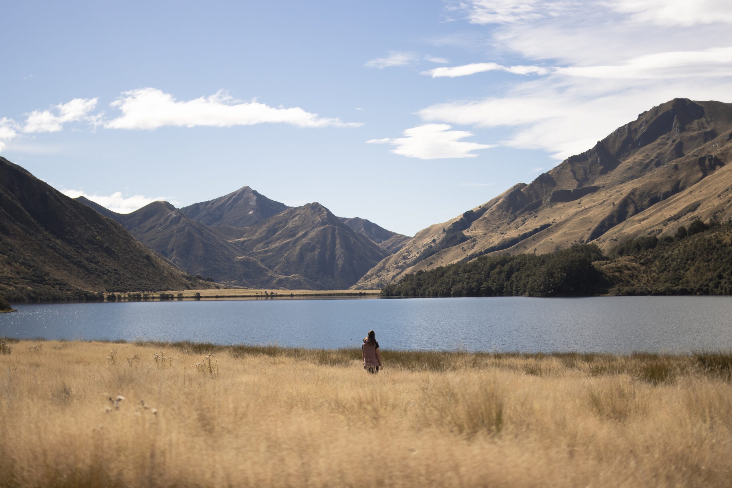 Hiking Lake Moke as one of the best free things to do in Queenstown