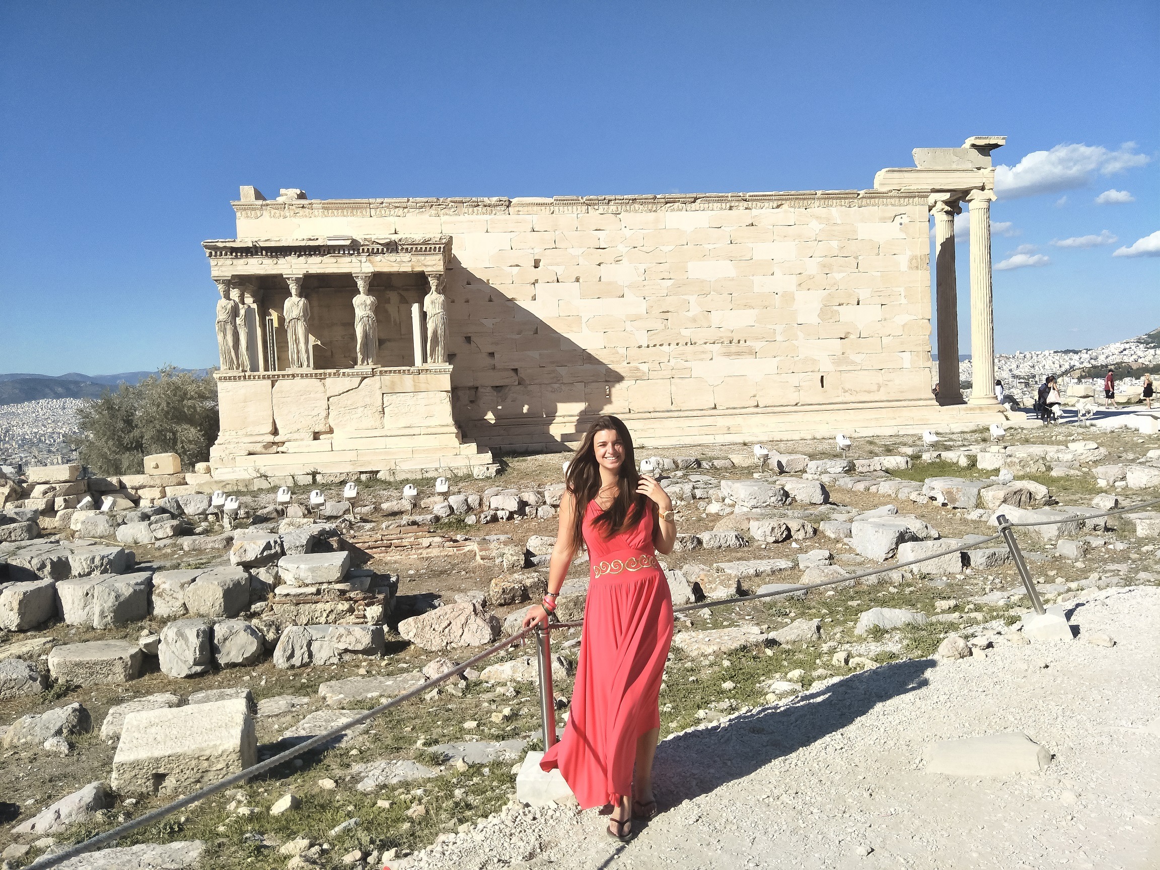 Solo female traveler in Athens, Greece
