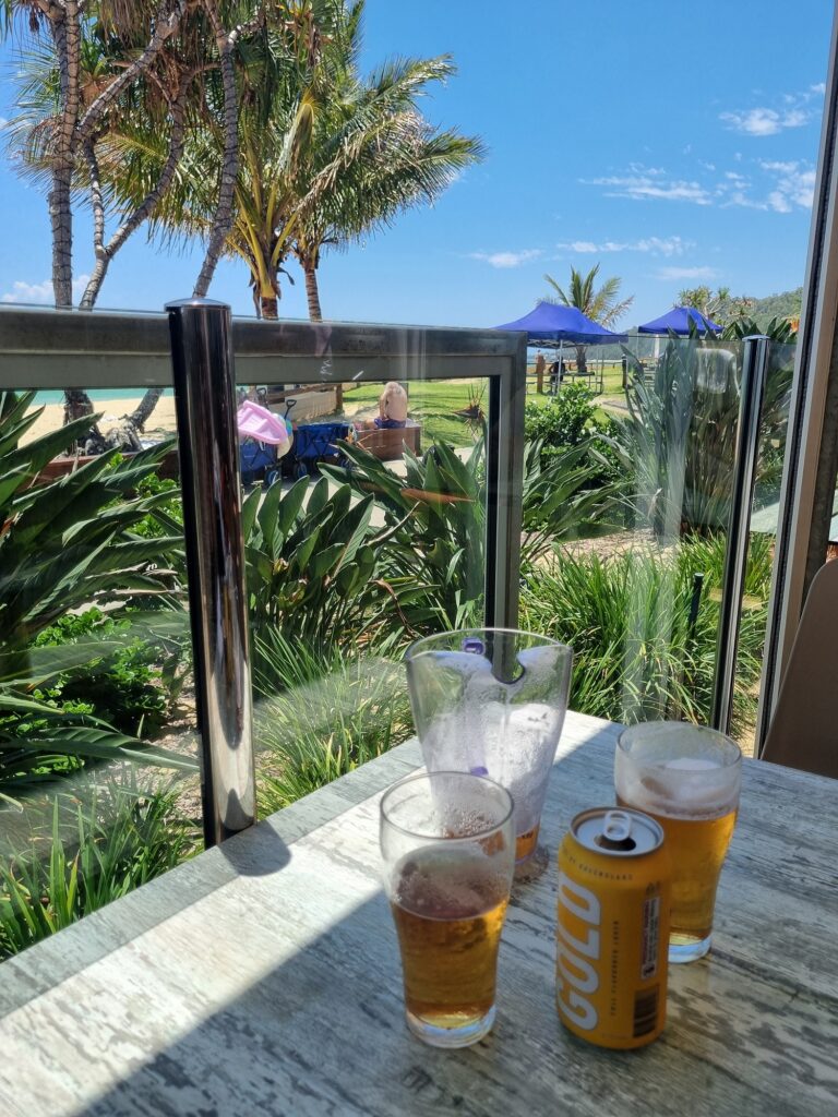 The Restaurant at Tangalooma Resort on Moreton Island. 