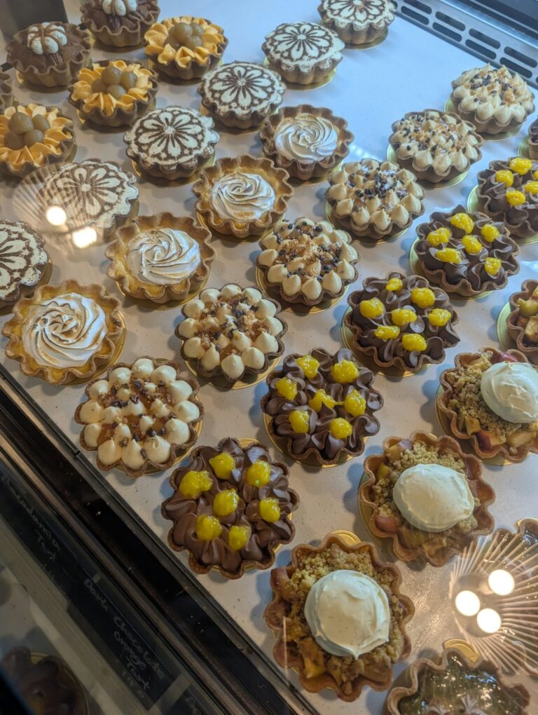 6 different types of gluten free cafes at Tart Patisserie in Ponsonby